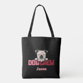 Dog Crew Bulldog Custom Tote Bag (Achterkant)