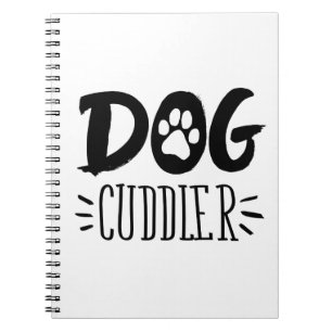 Dog Cuddler Dog Happy Cuddler Tekening Notitieboek