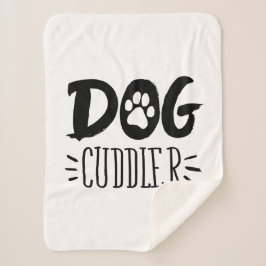 Dog Cuddler Dog Happy Cuddler Tekening Sherpa Deken