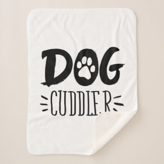 Dog Cuddler Dog Happy Cuddler Tekening Sherpa Deken