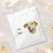 Dog Custom Cocktail Napkin Bedankzakje (Geknipt)