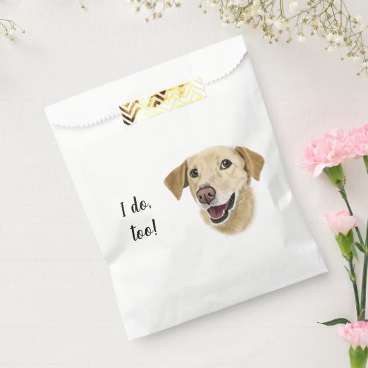 Dog Custom Cocktail Napkin Bedankzakje (Gezegeld)