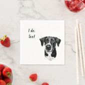 Dog Custom Cocktail Napkin Servet (Insitu)
