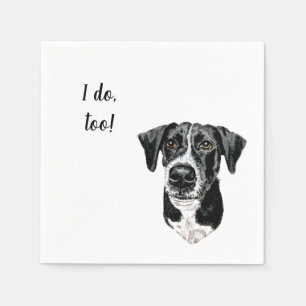 Dog Custom Cocktail Napkin Servet