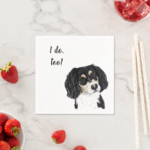 Dog Custom Cocktail Napkin Servet (Insitu)
