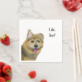 Dog Custom Cocktail Napkin Servet (Insitu)