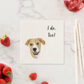 Dog Custom Cocktail Napkin Servet (Insitu)