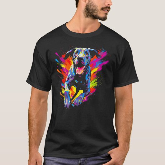 Dog Cute Great Dane T-shirt (Voorkant)