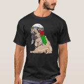Dog  Cute Pug Retro Wales Flag Pride T-shirt (Voorkant)