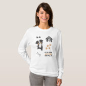 Dog Cute Sticker Set Bernese Mountain T-shirt (Voorkant volledig)