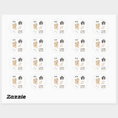 Dog Cute Stickers Labrador Retriever (Vel)