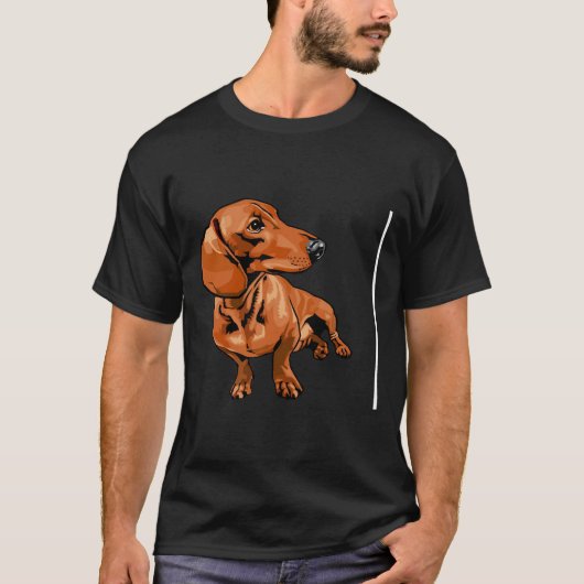 Dog Dachshund T-shirt (Voorkant)