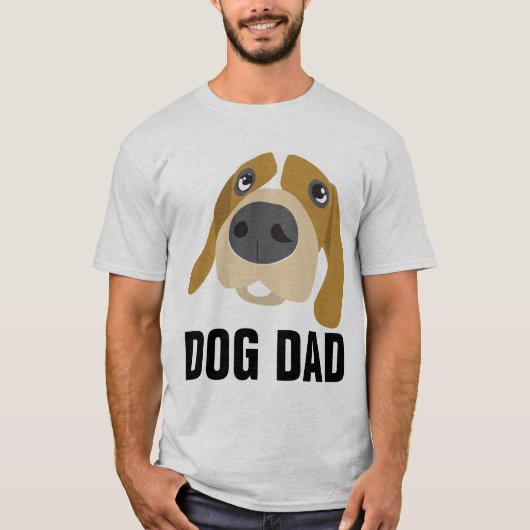 DOG DAD Beagle T-Shirts T - shirts (Voorkant)