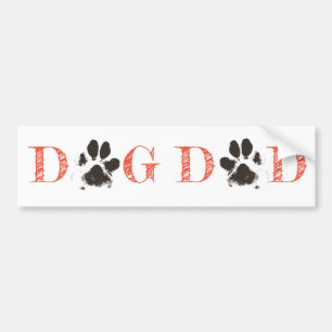 "Dog Dad" bumpersticker