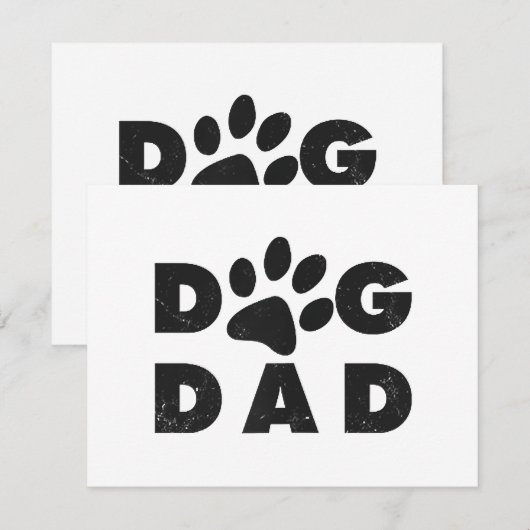 Dog Dad classic (Voorkant / Achterkant)