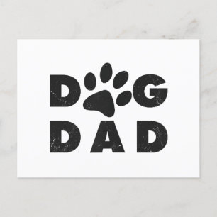 Dog Dad classic Feestdagenkaart