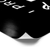 Dog dad club funny coffee lovers perfect poster (Hoek)