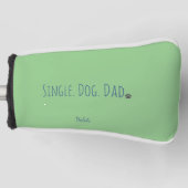 Dog Dad Custom Golf Head Hoesje Golfheadcover (Voorkant)