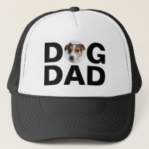 Dog Dad, Custom Photo Dad Gift Trucker Hat