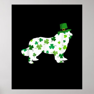 Dog Dad Dog mam St Patricks Day Newfoundland Poster