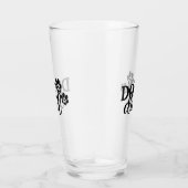 Dog Dad, Dog Paw, Hondenliefhebber, Vaderdag Gift Glas (Rechts)