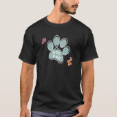 Dog Dad Doodle Paw T-shirt (Voorkant)