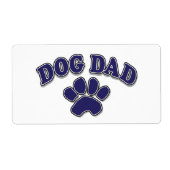Dog Dad Etiket (Voorkant)