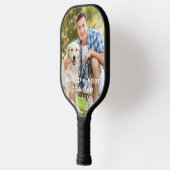 Dog Dad Foto Pickleball Paddle (Links)