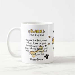 Dog Dad Funny Cute Mok Personalized Giften for Men