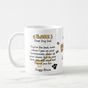 Dog Dad Funny Cute Mok Personalized Giften for Men