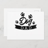 Dog Dad Funny Design - Gift idea voor honden eigen Briefkaart (Voorkant / Achterkant)