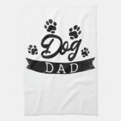 Dog Dad Funny Design - Gift idea voor honden eigen Theedoek (Verticaal)