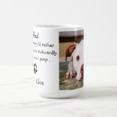 Dog Dad Funny Vaderdag - Birthday Dog Dad Koffiemok (Center)