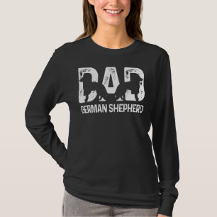 Dog Dad German Shepherd Dad Dog Vaderdag T-shirt