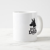 Dog Dad Gifts for Him – Funny & Custom Gea Grote Koffiekop (Voorkant rechts)