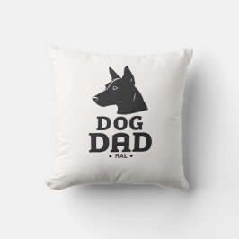 Dog Dad Gifts for Him – Funny & Custom Gea Kussen