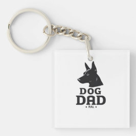 Dog Dad Gifts for Him – Funny & Custom Gea Sleutelhanger