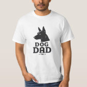 Dog Dad Gifts for Him – Funny & Custom Gea T-shirt (Voorkant)