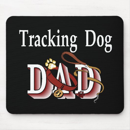 Dog Dad Gifts volgen Muismat (Voorkant)