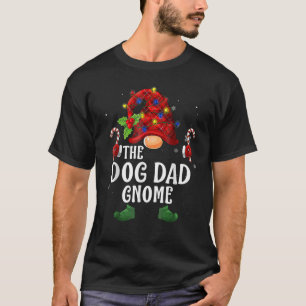 Dog dad Gnome Buffalo Pset Matching Family Christu T-shirt
