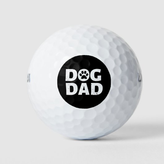 Dog Dad Golfballen (Voorkant)