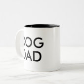 Dog Dad | grappige humor grap mok (Voorkant links)