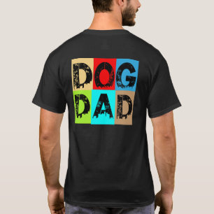 Dog Dad - Kleurrijke Retro Pet Lover Design T-shirt
