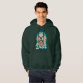 Dog dad, liefdeshonden, hou van mijn huisdieren hoodie (Voorkant volledig)