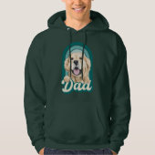 Dog dad, liefdeshonden, hou van mijn huisdieren hoodie (Voorkant)