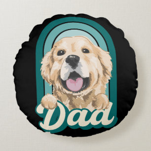 Dog dad, liefdeshonden, hou van mijn huisdieren rond kussen