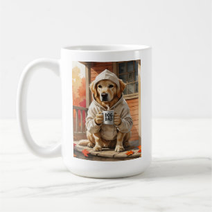 Dog Dad Life Poster – Porch Coffee & Puppy Knuffel Koffiemok