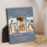 Dog Dad Loving Words 3 Vertical Photo Collage Fotoplaat<br><div class="desc">Stijlvol fotoplaque geschenk voor een hondenvader of het is net zo gemakkelijk om zich te personaliseren voor een speciaal iemand of een familielid. Het fotomalplaatje toont 3 van uw favoriete foto's in verticaal formaat met rond gemaakte hoeken. Met een liefdevolle tekst in een duidelijk, handgeschreven script, waarin staat: "[naam] Ik...</div>