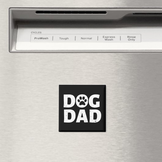 Dog Dad Magneet (Insitu (Vaatwasser))