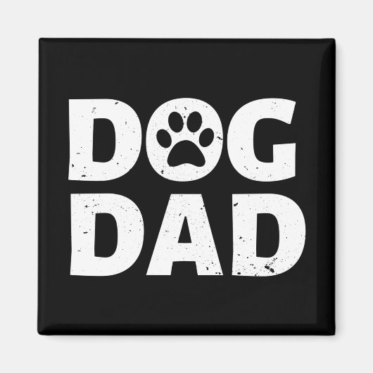 Dog Dad Magneet (Voorkant)
